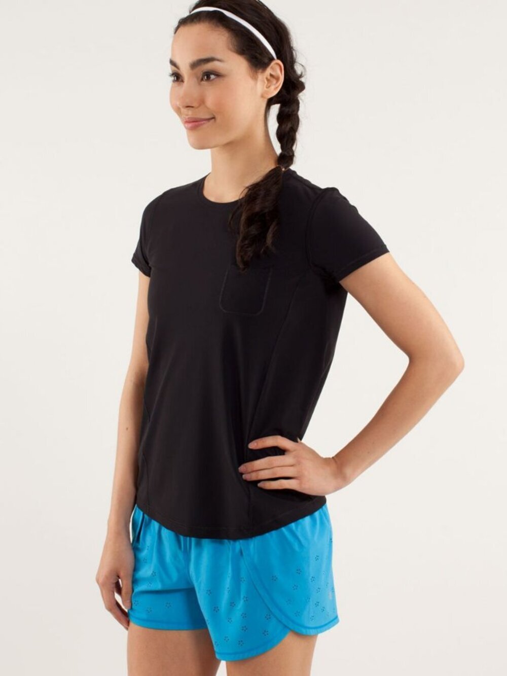 Lululemon Workout Tee with Front Pocket
